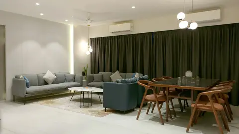 2-room flat in new building, 85 m² · monthly rent